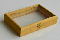 glass lid wooden boxes